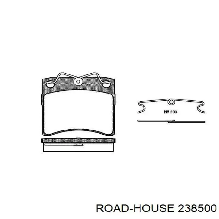 Pastillas freno delanteras Road House 238500 precio, desde 32,40 EUR