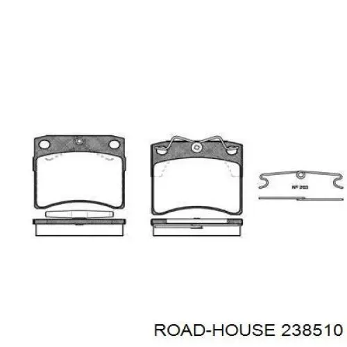 Pastillas freno delanteras Road House 238510 precio, desde 25,67 EUR
