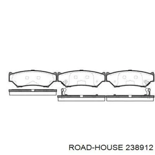 Pastillas freno delanteras Road House 238912 precio, desde 23,08 EUR