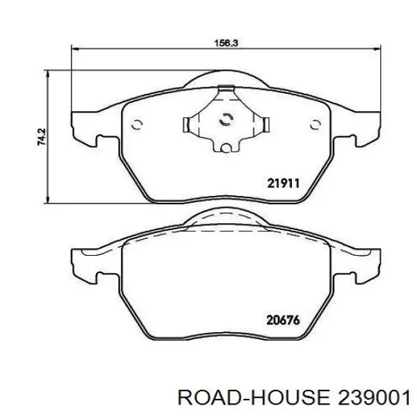 239001 Road House pastillas de freno delanteras