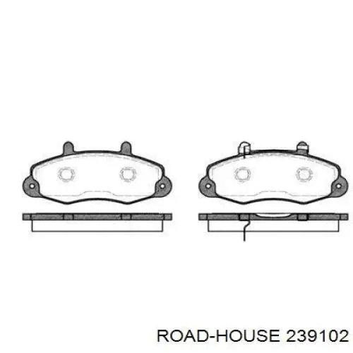 Pastillas freno delanteras Road House 239102 precio, desde 33,49 EUR