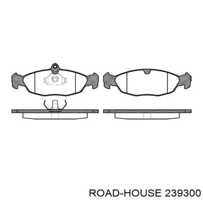 Comprar 239300 Road House Pastillas delanteras de freno