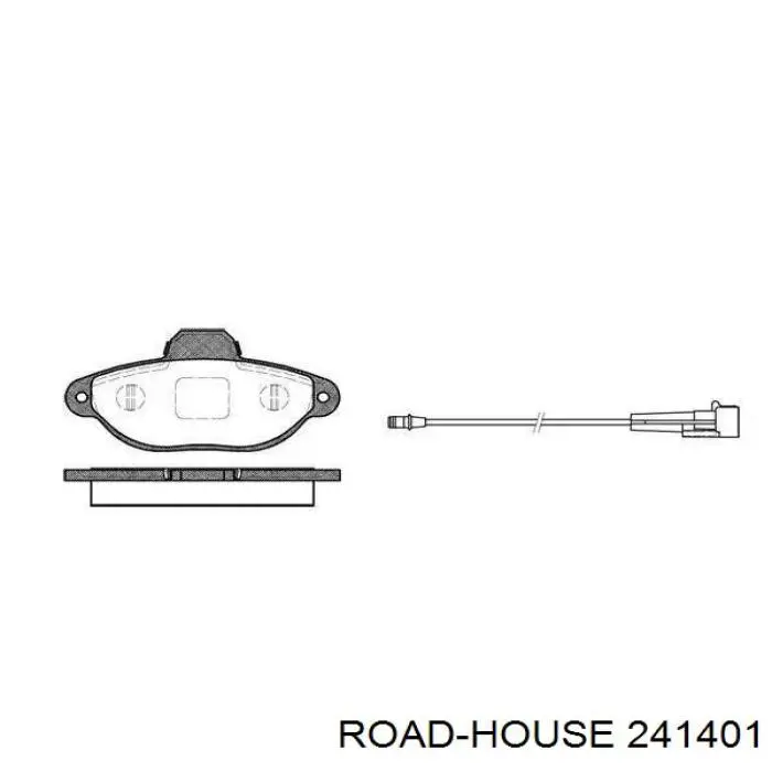 Pastillas freno delanteras Road House 241401 precio, desde 20,91 EUR