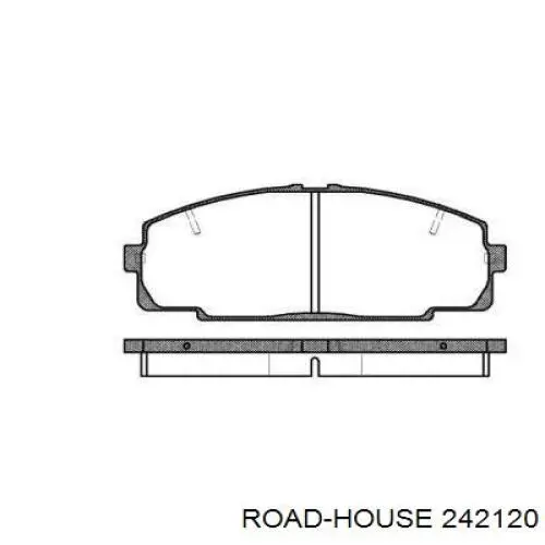 Pastillas freno delanteras Road House 242120 precio, desde 24,85 EUR
