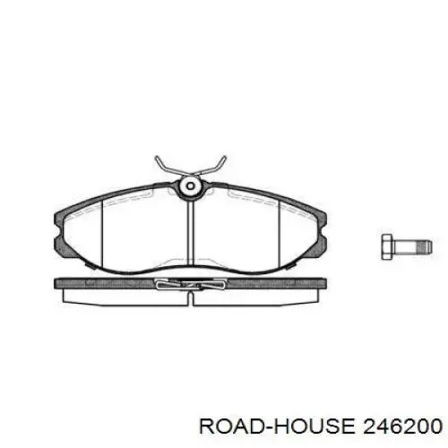 Pastillas freno delanteras Road House 246200 precio, desde 29,30 EUR
