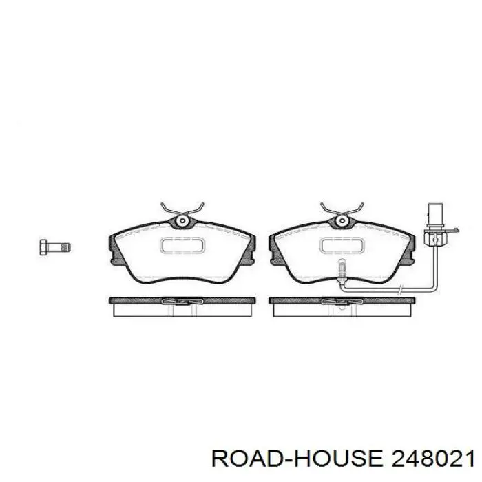 Comprar 248021 Road House Pastillas delanteras de freno