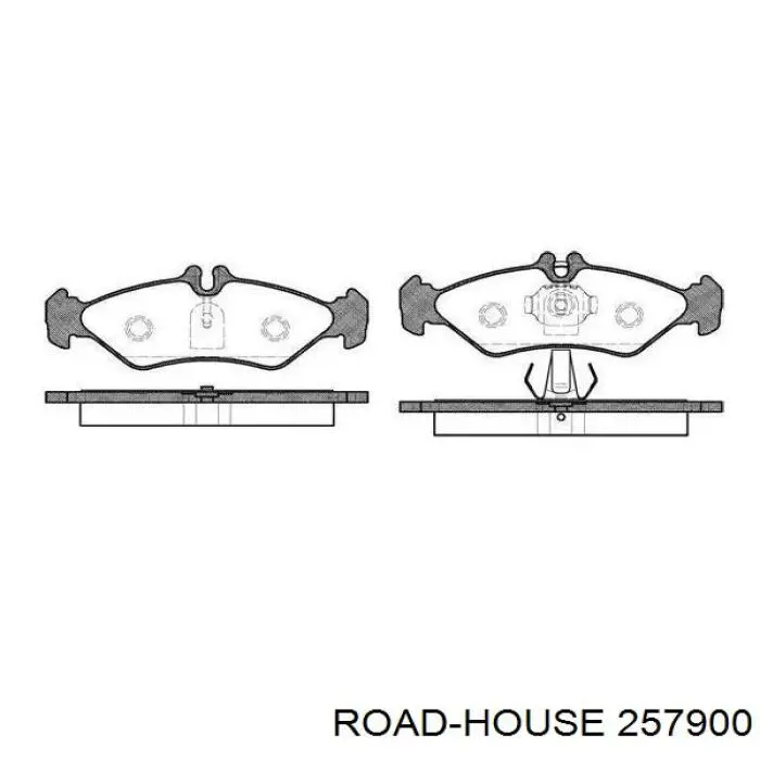 Pastillas traseras de freno Road House 257900 precio, desde 23,73 EUR