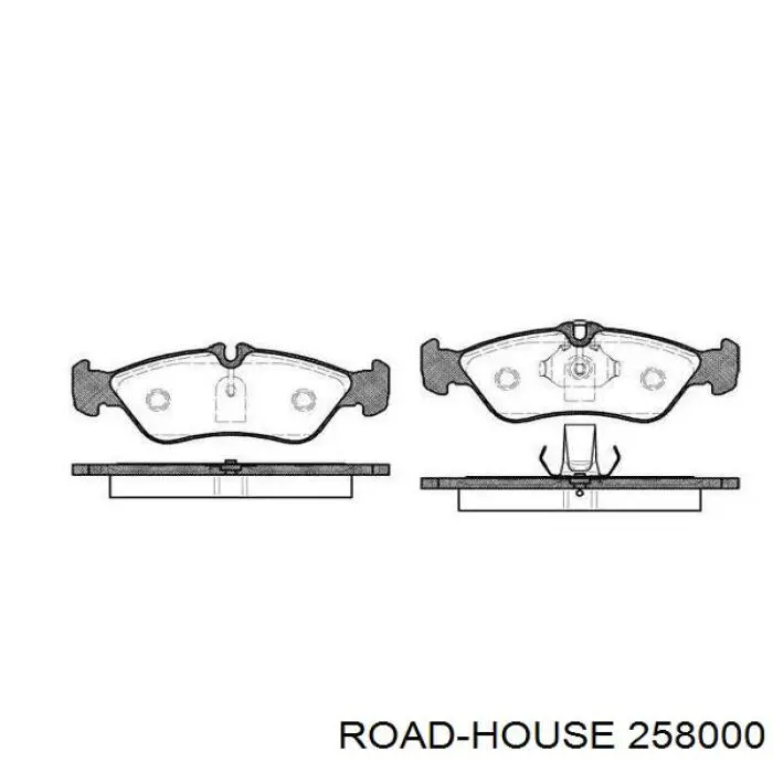 Pastillas traseras de freno Road House 258000 precio, desde 25,42 EUR