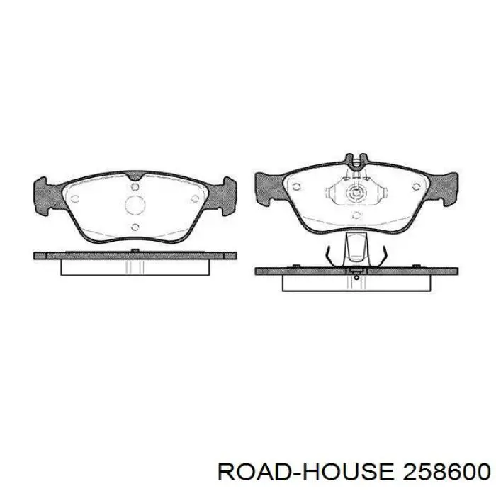 Pastillas freno delanteras Road House 258600 precio, desde 29,65 EUR