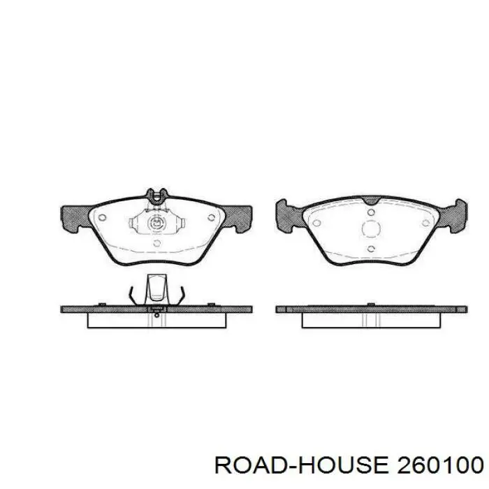 Comprar 260100 Road House Pastillas delanteras de freno