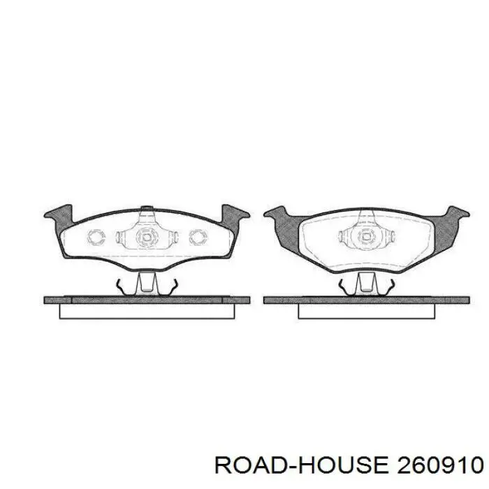 Pastillas freno delanteras Road House 260910 precio, desde 22,83 EUR