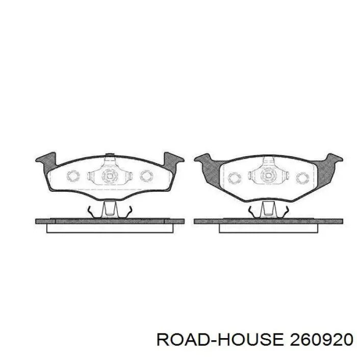 Pastillas freno delanteras Road House 260920 precio, desde 24,76 EUR