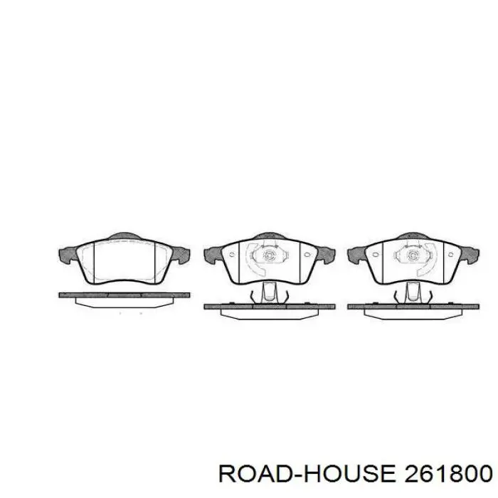 Pastillas freno delanteras Road House 261800 precio, desde 38,23 EUR