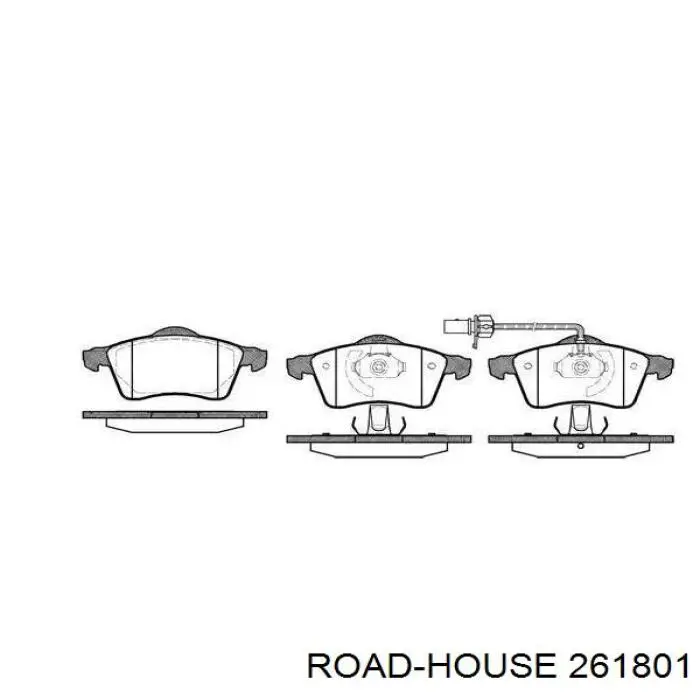 Pastillas freno delanteras Road House 261801 precio, desde 53,24 EUR