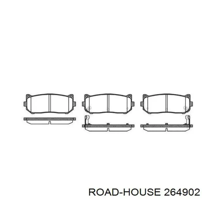 Pastillas traseras de freno Road House 264902 precio, desde 22,22 EUR