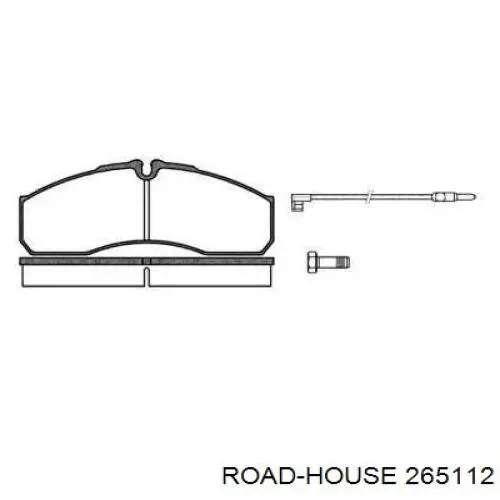 Pastillas freno delanteras Road House 265112 precio, desde 141,62 EUR