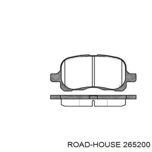 Pastillas freno delanteras Road House 265200 precio, desde 18,97 EUR