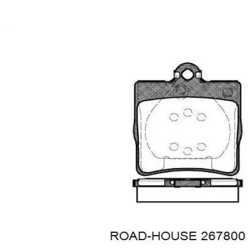 Pastillas traseras de freno Road House 267800 precio, desde 16,76 EUR