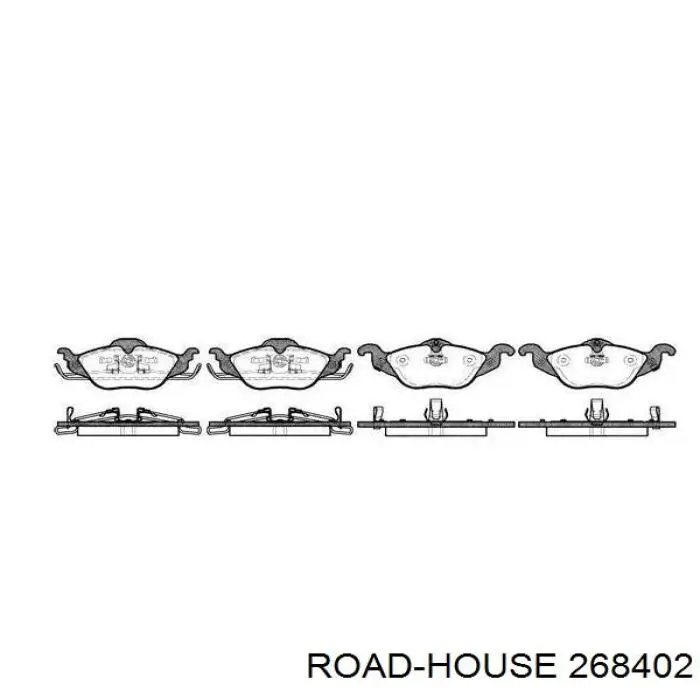 Pastillas freno delanteras Road House 268402 precio, desde 21,75 EUR