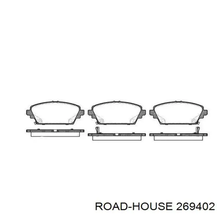 Pastillas freno delanteras Road House 269402 precio, desde 26,99 EUR