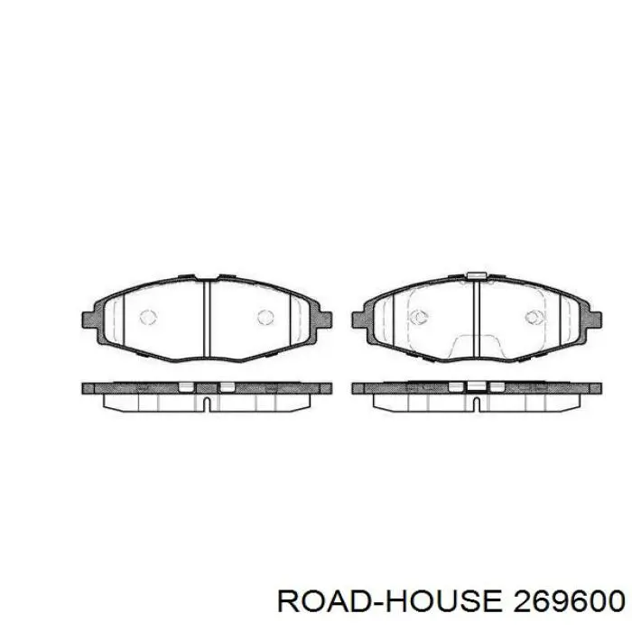 Pastillas freno delanteras Road House 269600 precio, desde 19,47 EUR