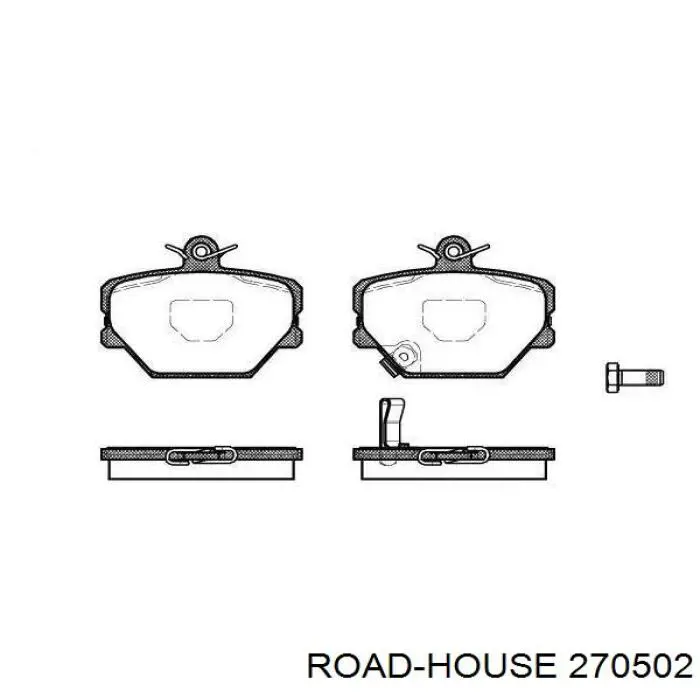 Pastillas freno delanteras Road House 270502 precio, desde 18,78 EUR