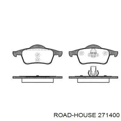 Pastillas traseras de freno Road House 271400 precio, desde 26,01 EUR