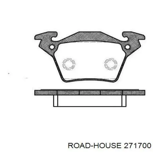 Pastillas traseras de freno Road House 271700 precio, desde 21,99 EUR