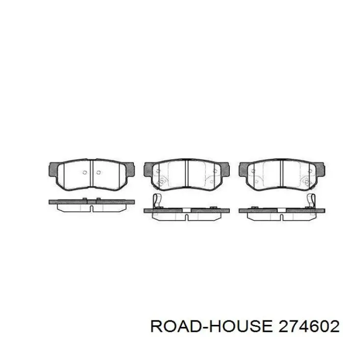 Pastillas traseras de freno Road House 274602 precio, desde 26,31 EUR