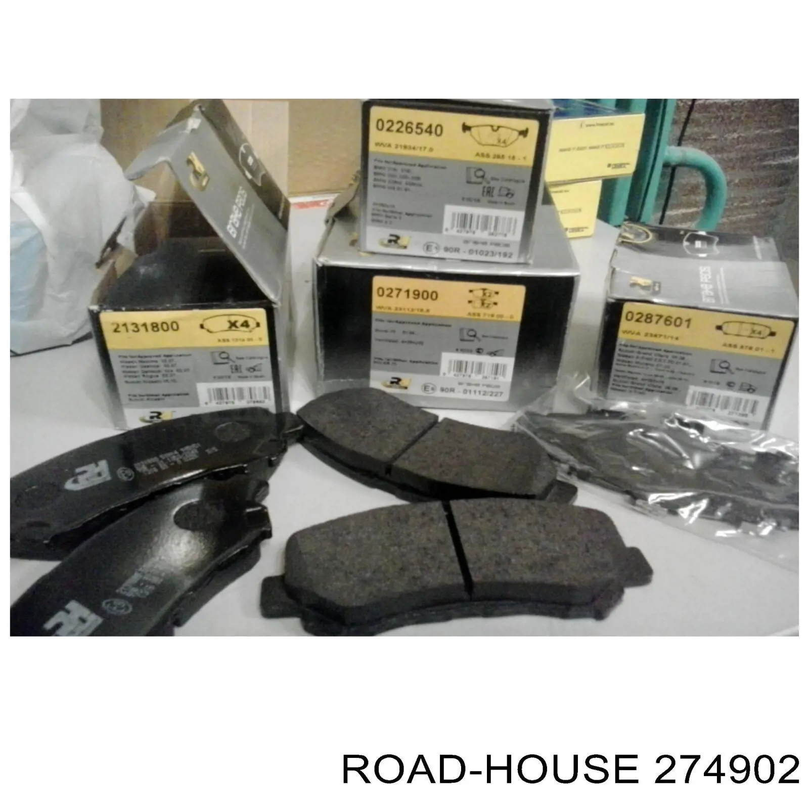 274902 Road House pastillas de freno traseras
