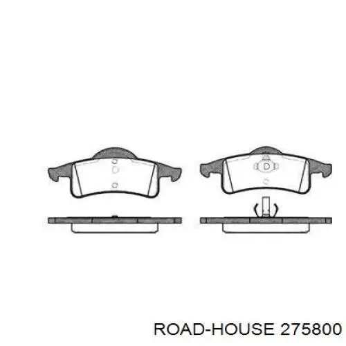 Pastillas traseras de freno Road House 275800 precio, desde 33,55 EUR