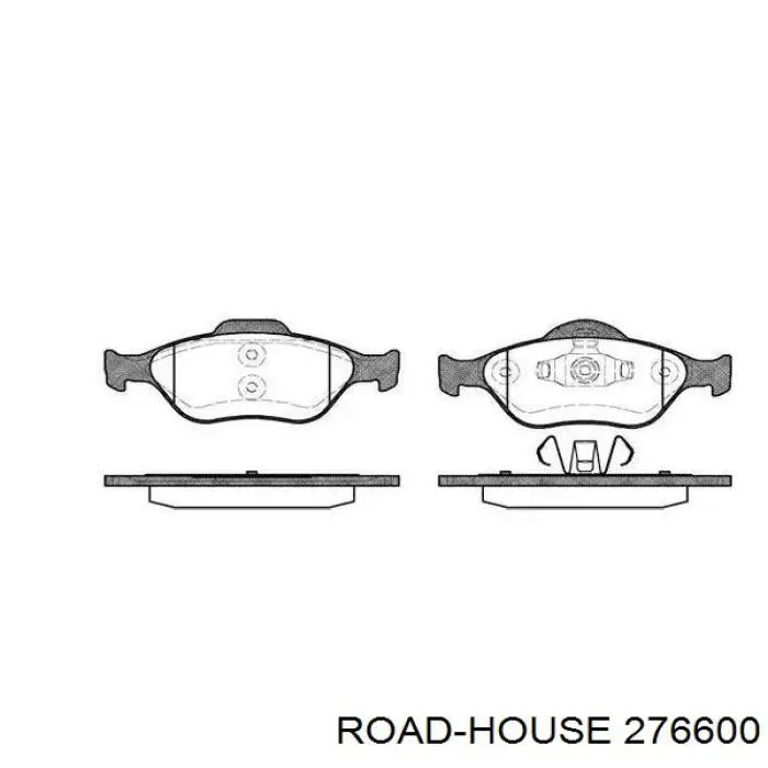 Pastillas freno delanteras Road House 276600 precio, desde 21,88 EUR