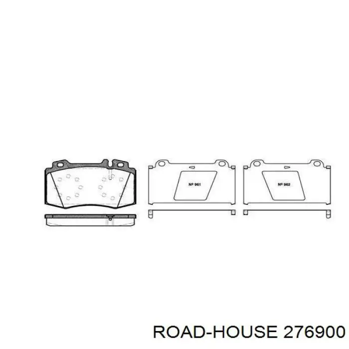 Pastillas freno delanteras Road House 276900 precio, desde 41,67 EUR