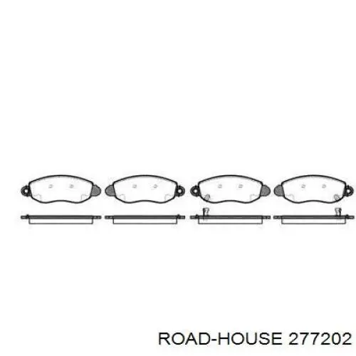 Pastillas freno delanteras Road House 277202 precio, desde 141,94 EUR