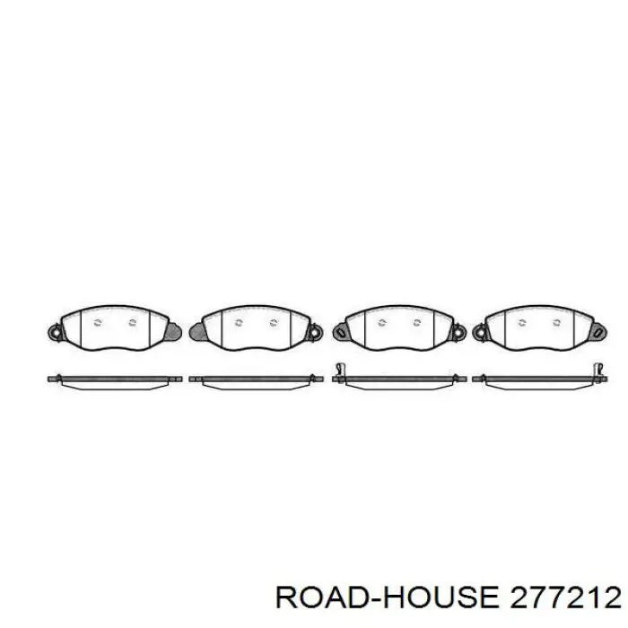 Pastillas freno delanteras Road House 277212 precio, desde 35,78 EUR