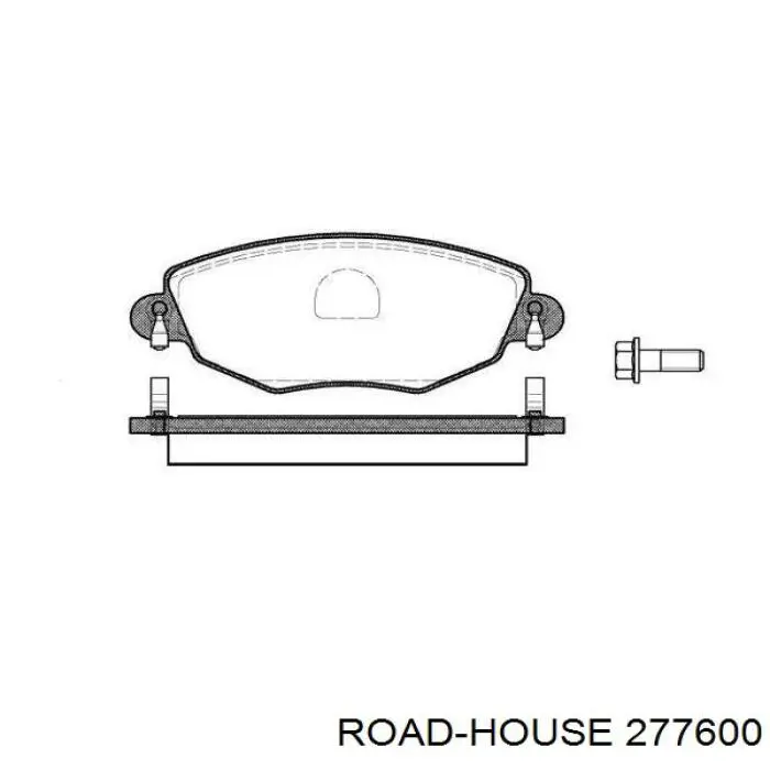 Pastillas freno delanteras Road House 277600 precio, desde 27,26 EUR