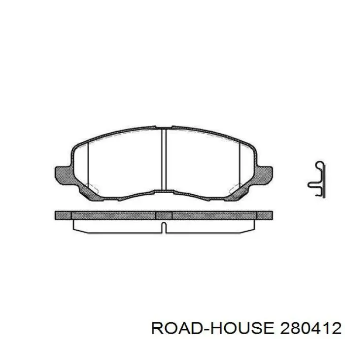 Pastillas freno delanteras Road House 280412 precio, desde 23,19 EUR