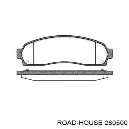 Pastillas freno delanteras Road House 280500 precio, desde 30,68 EUR