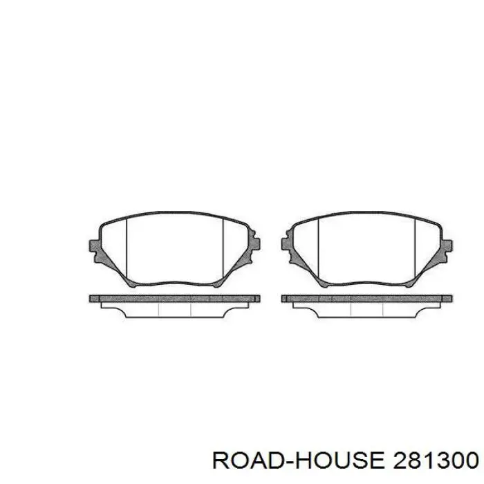 Pastillas freno delanteras Road House 281300 precio, desde 29,04 EUR