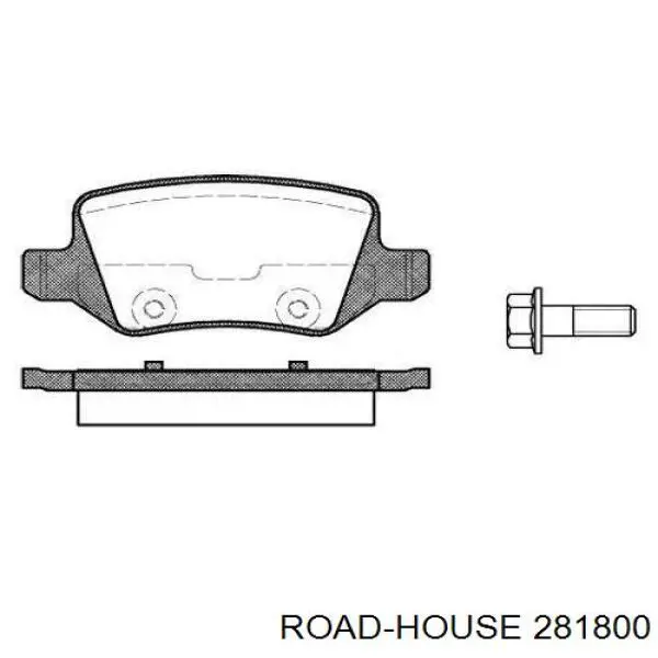 Pastillas traseras de freno Road House 281800 precio, desde 19,14 EUR