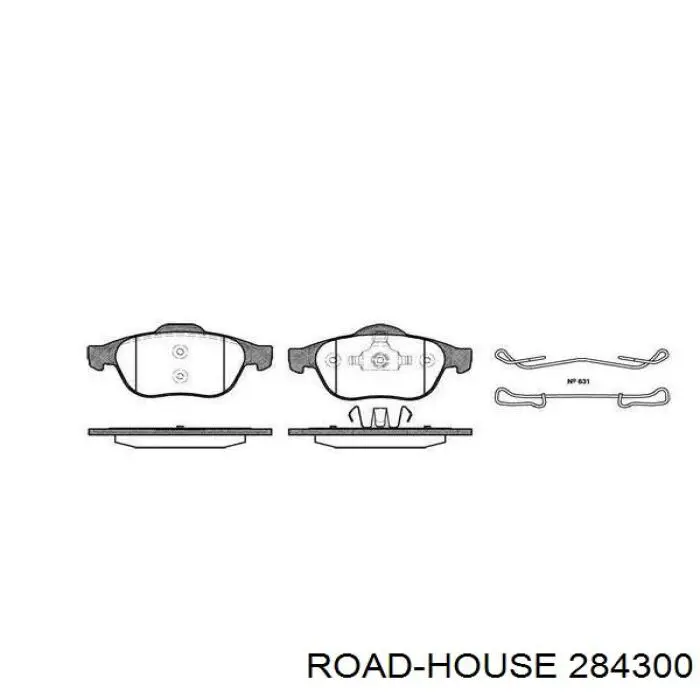 Pastillas freno delanteras Road House 284300 precio, desde 85,58 EUR