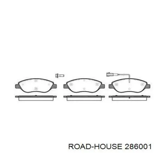 Pastillas freno delanteras Road House 286001 precio, desde 31,50 EUR