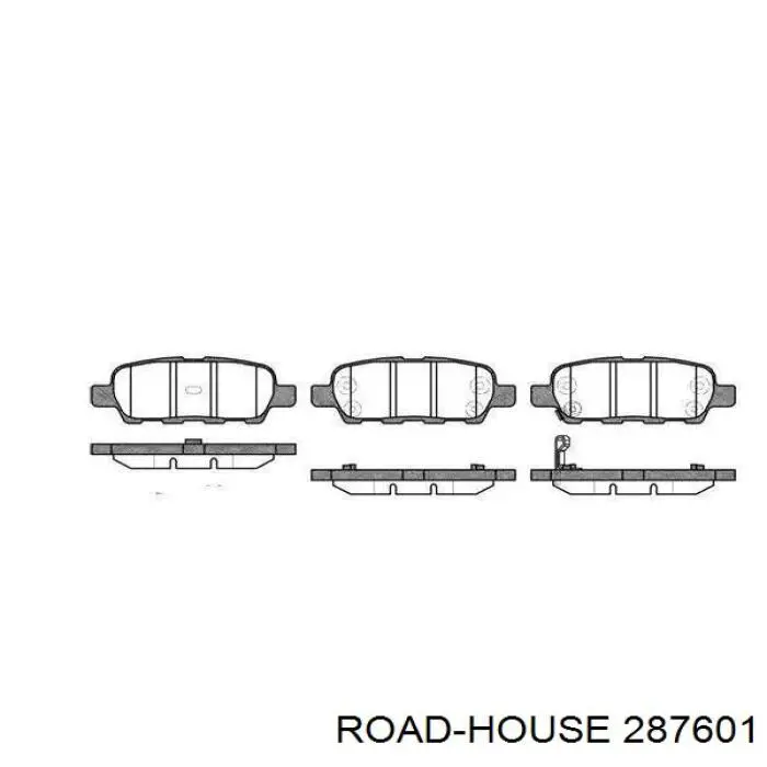 Pastillas traseras de freno Road House 287601 precio, desde 19,53 EUR