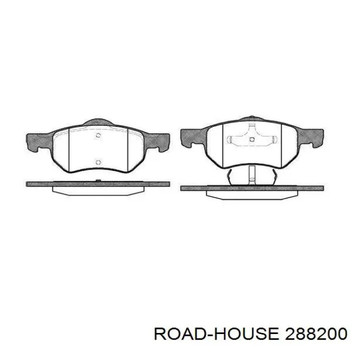 Pastillas freno delanteras Road House 288200 precio, desde 51,38 EUR