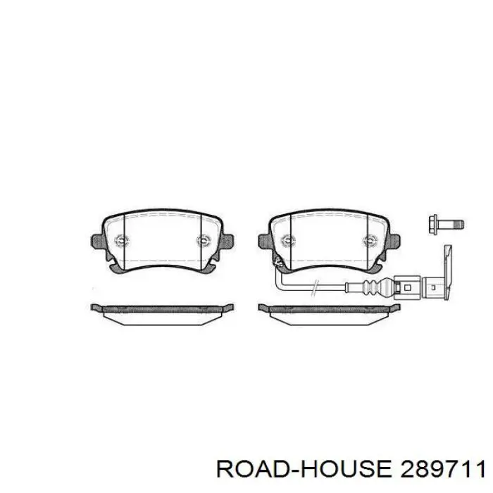 Pastillas traseras de freno Road House 289711 precio, desde 30,21 EUR