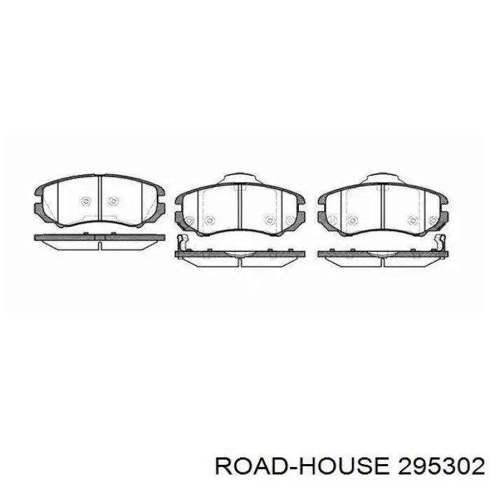 295302 Road House Pastillas delanteras
