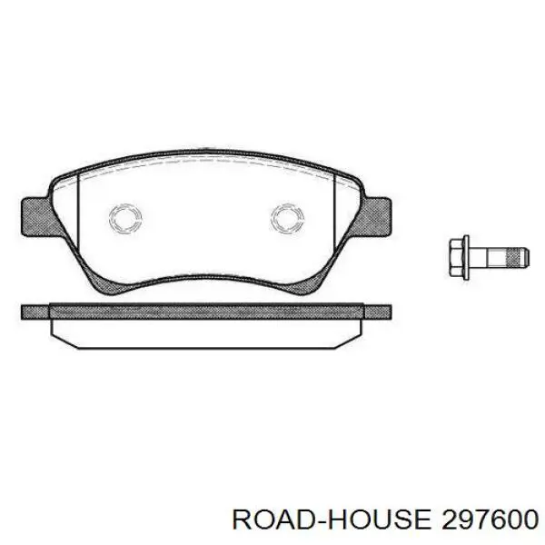 Comprar 297600 Road House Pastillas delanteras de freno