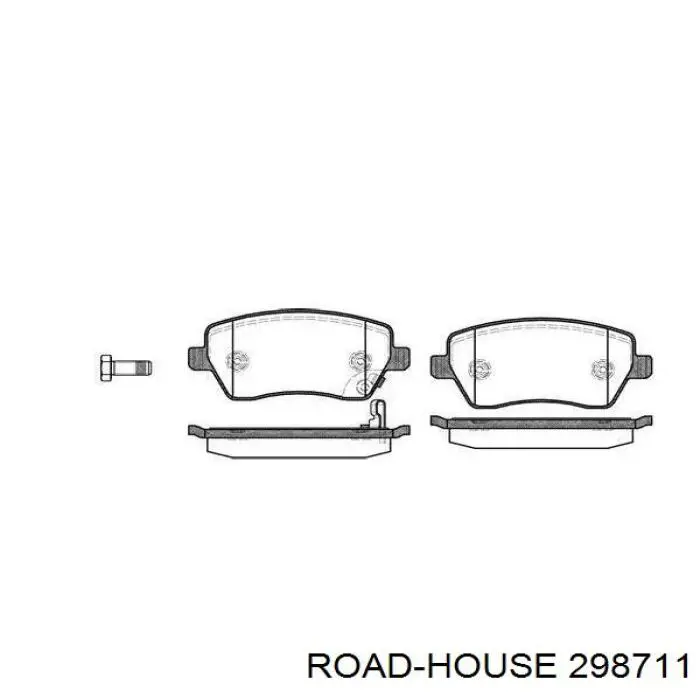 Pastillas freno delanteras Road House 298711 precio, desde 23,39 EUR