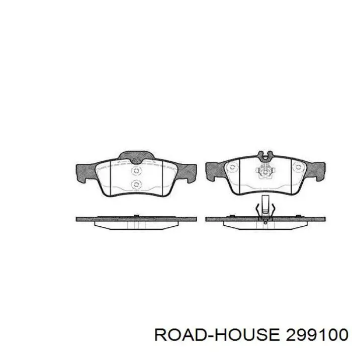 Pastillas traseras de freno Road House 299100 precio, desde 24,33 EUR
