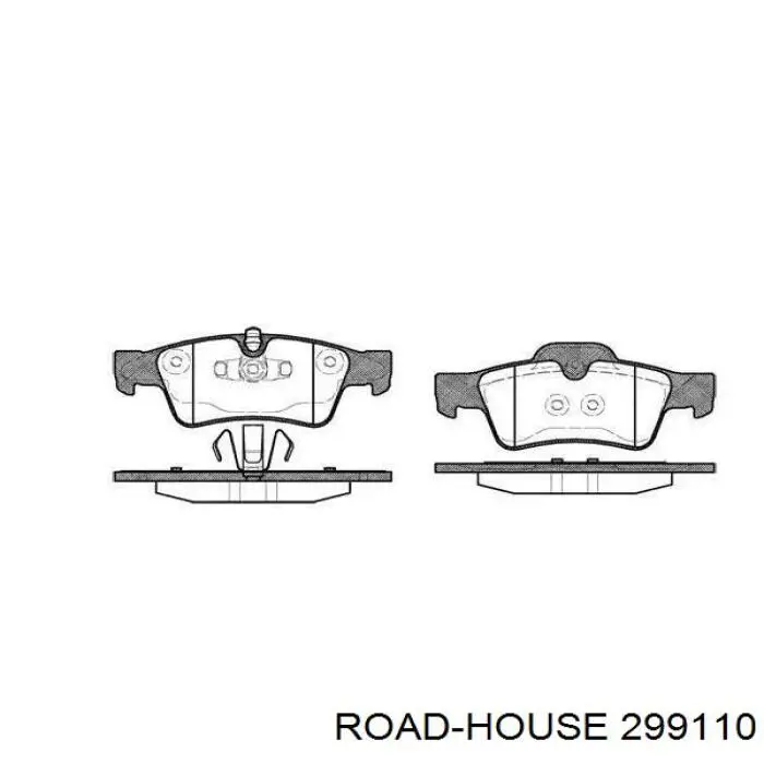 Pastillas traseras de freno Road House 299110 precio, desde 38,45 EUR